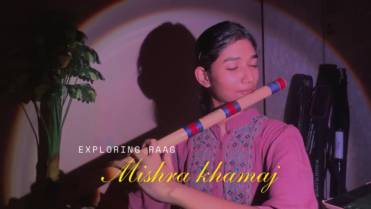 Raag Mishra Khamaj / Aalap on Flute / Harshita ✨ #classicalmusic #flute #music #raag #youtubevideo