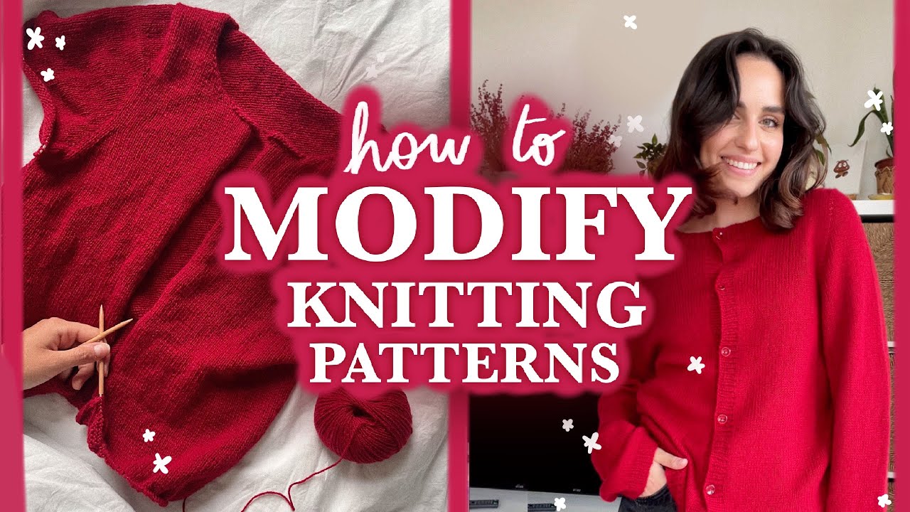 Making modifications to knitting patterns | Ep. 1 Maggie Cardigan | Woozy By Céline