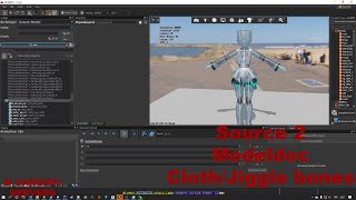 Source 2 Half-lfie alyx modeldoc cloth/jiggle bones making stream