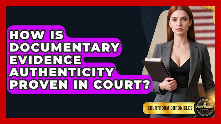 How Is Documentary Evidence Authenticity Proven In Court? - Courtroom Chronicles
