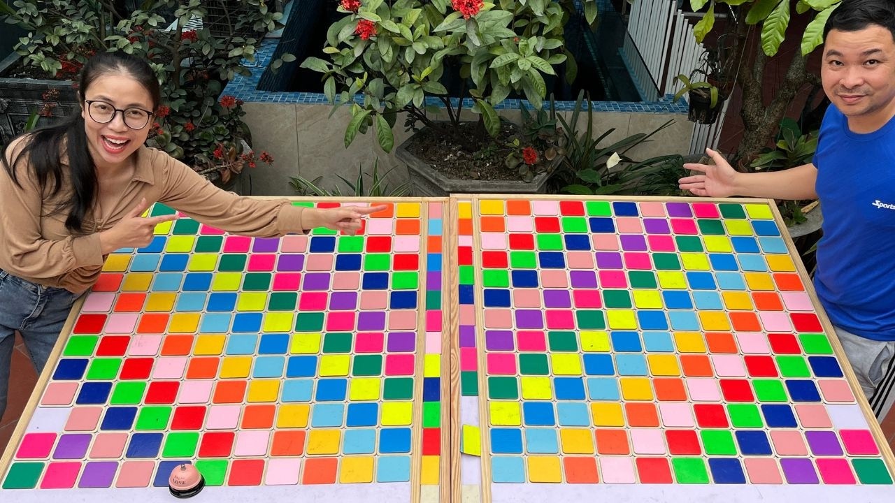 Puzzle game sort color ball match