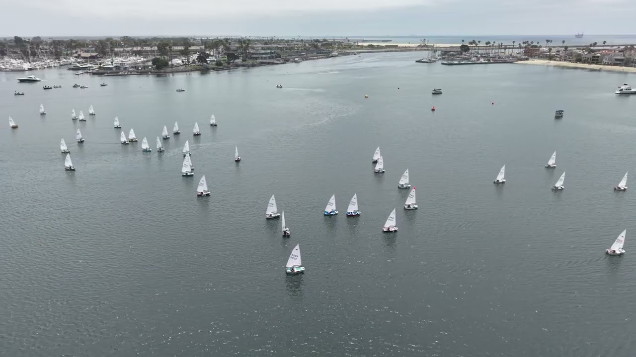 ⁣2025 Jr Sabot Nationals   Day 1   F1S1   Red & Blue start