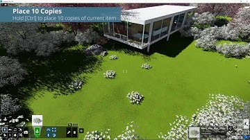 Build Mode: Objects Actions - Place 10 Copies Of Current Item
