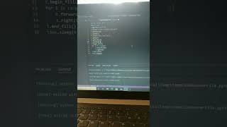Using Turtle module and time module to draw a square in Python