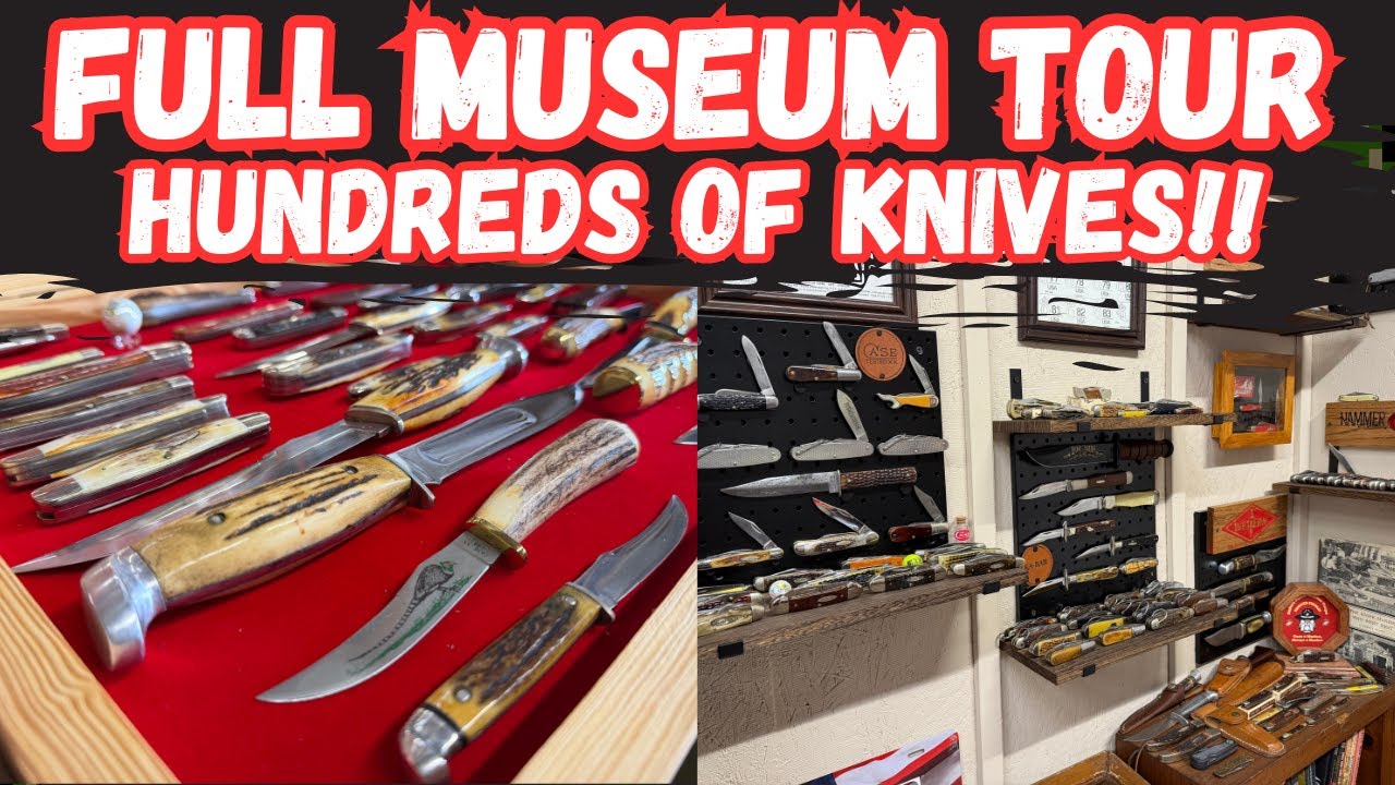 Massive Vintage Pocket Knife Collection Tour! + Rare Case XX & Military Knives!