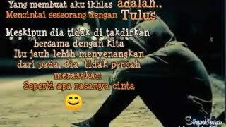 Setan apa yg MERASUKIMU story WA