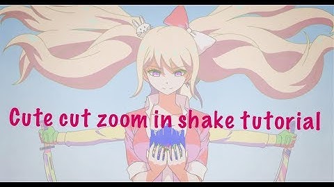 Zoom in shake transition // cute cut//