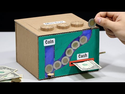 Build Personal ATM VS Coin And Cash Saving Box