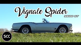 MASERATI 3500 GT | 3500GT Vignale Spyder 1962 - Test drive in top gear - I6 Engine sound | SCC TV 1963 Maserati Vignale Spyder