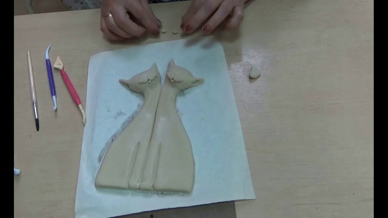 Сувенир кошки ,, ИНЬ ЯНЬ,,1 - часть.