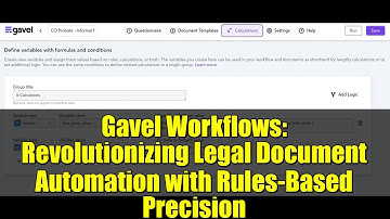 Gavel Workflows: Revolutionizing Legal Document Automation with Rules-Based Precision