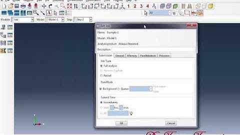simulation of the damped natural frequency of a SDOF system via Abaqus