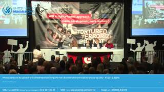 European Development Days 2013 - Will a rights-based approach make development more human