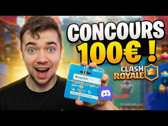 #ASMR : CONCOURS CLAHS ROYALE 100€ ( discord ) 