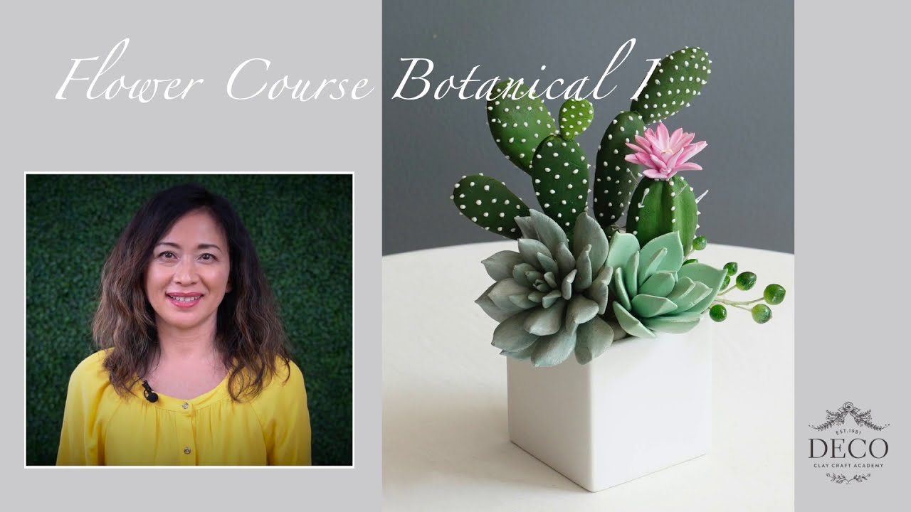 DECO Clay Craft Academy Botanical Curriculum 1 Introduction YouTube