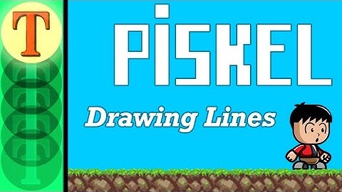 How to Create Pixel Art and Animations with Piskel Tutorial 7 - Drawing Lines