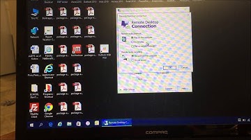 Remote Desktop Connection setup and operation with PowerSDR