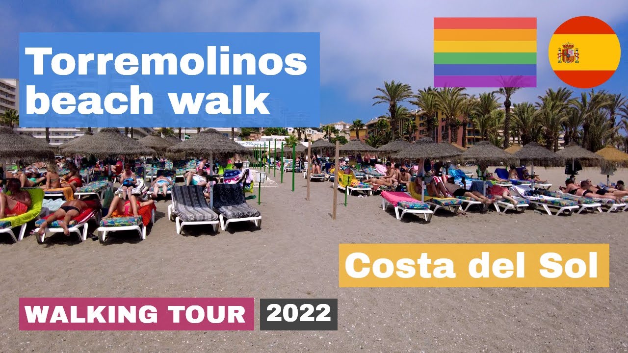 🇪🇸 Beach Walk Torremolinos Playa Bajondillo - Paraiso, Costa del Sol