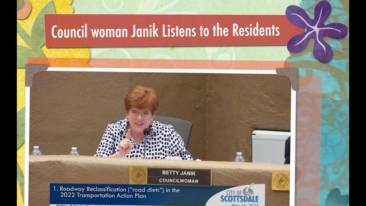 Council woman Betty Janik is right on Road Diets and the residents ...