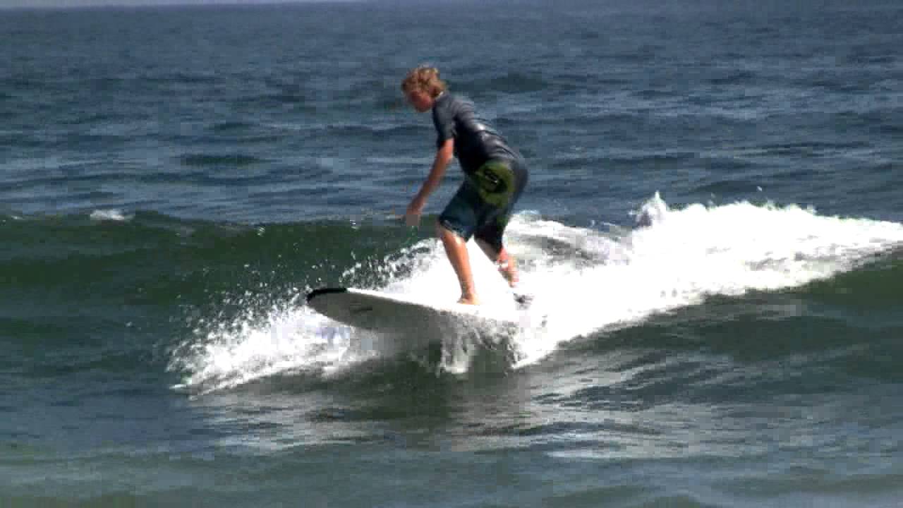 Learning to Surf at Narragansett Public Beach YouTube