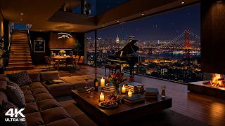 Peaceful Night Vibes 🌃 Luxury Apartment in San Francisco with Soft Jazz Saxophone Music for Sleeping screenshot 3