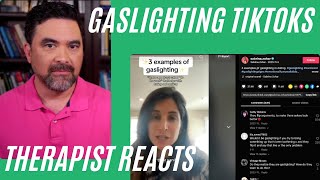 Gaslighting TikToks #1 - Therapist Reacts (Intro)