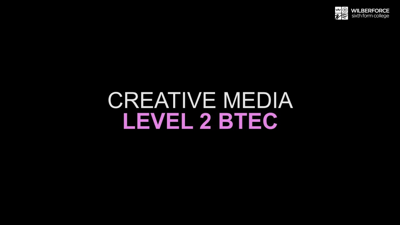 Creative Media Production Level 2 - YouTube