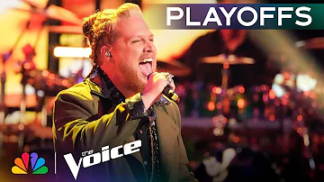 Huntley Honors His Daughter with David Kushner's "Daylight" | The Voice Playoffs | NBC