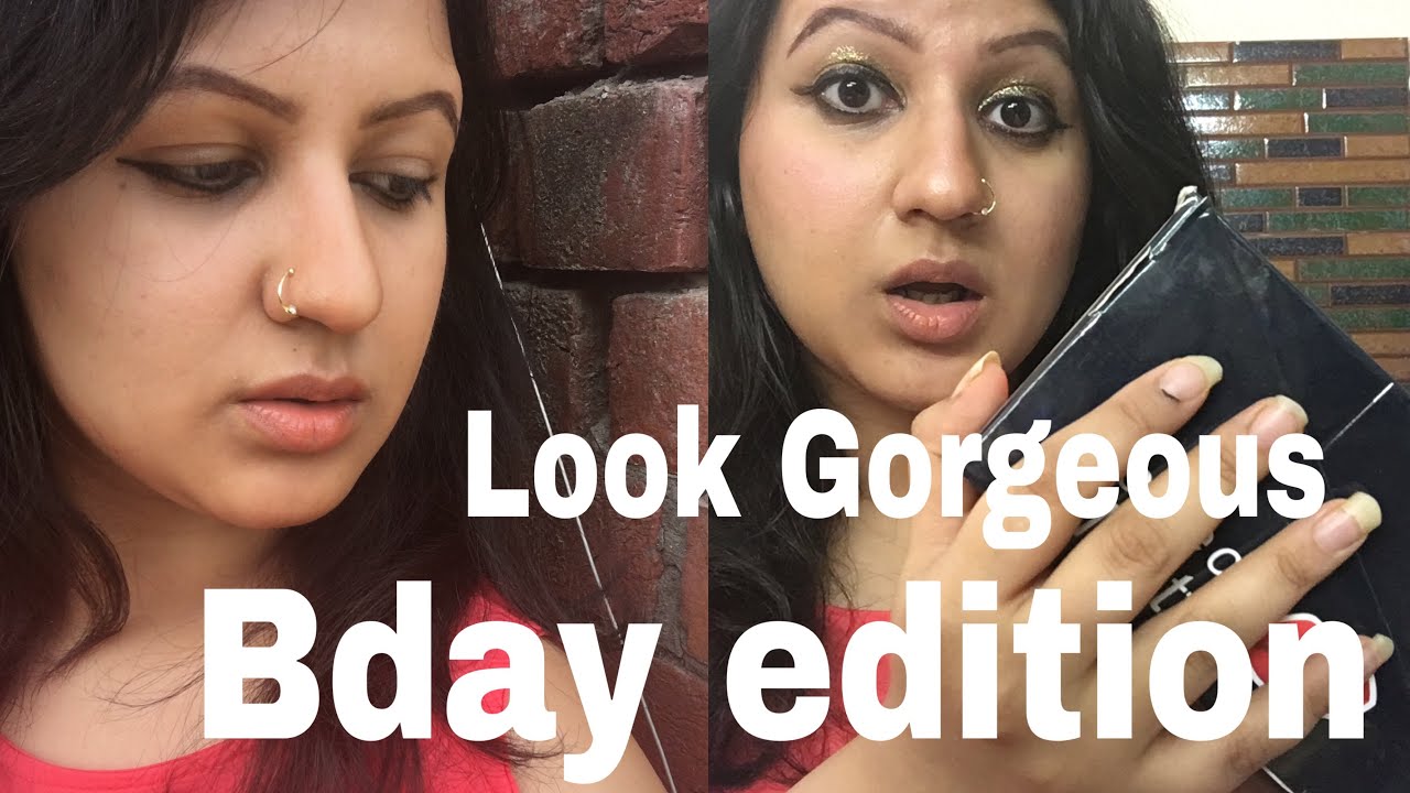 Look Gorgeous Birthday Special Subscription Box/ Glitter, Makeup, Skin Care