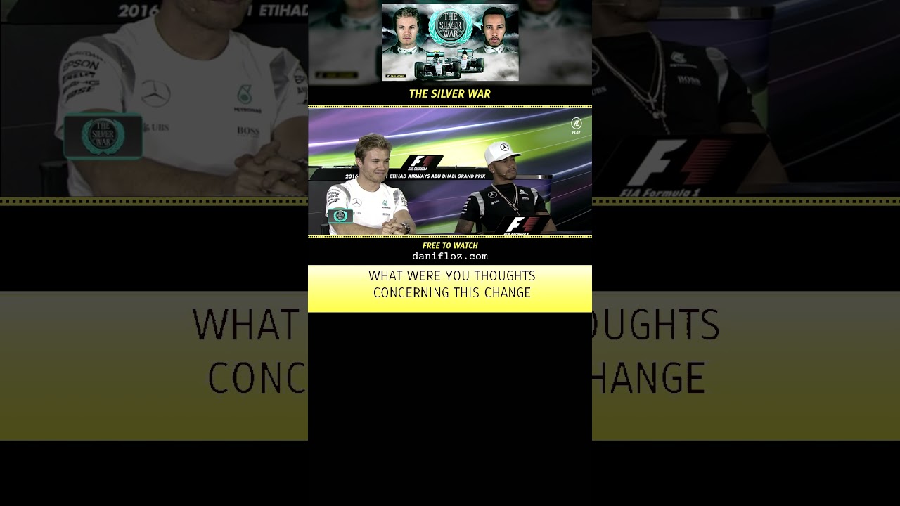 LEGENDARY QUESTION to Nico ROSBERG in the ABU DHABI GP | The Silver War F1 2016