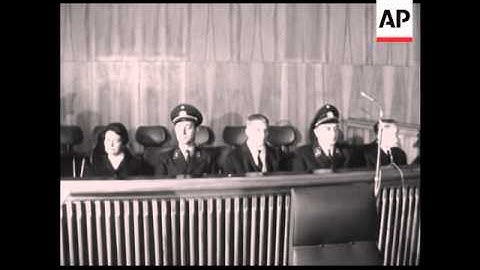 CAN903 NAZIS SENTENCED FOR MURDER OF DUTCH JEWS