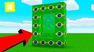 🌎 Fui para o BRASIL no MINECRAFT (é verdade, funciona!)