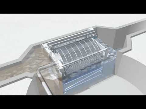 wedge wire rotary drum screen factory