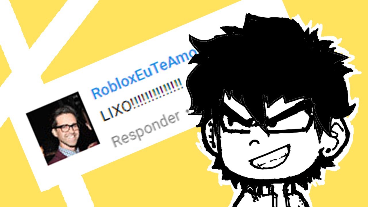 JOGADORES DE ROBLOX ME XINGARAM E EU RESPONDI!