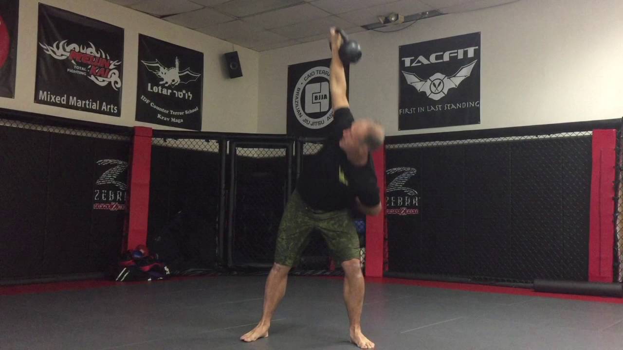 Kettlebell Spetsnaz Commando Bent Press - YouTube