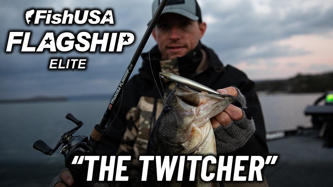 The Twitcher - FishUSA Flagship Elite Casting Rod - Bass Rod for