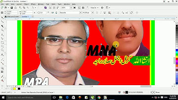 How to make pti election candidates flex design