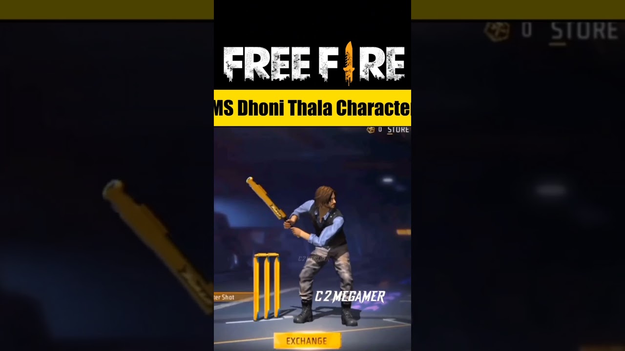 Free fire India||Ms Dhoni new character|| Thala ability