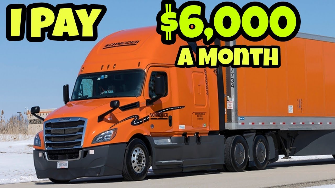 I Pay 6,000 A Month To Lease A Semi Truck Through