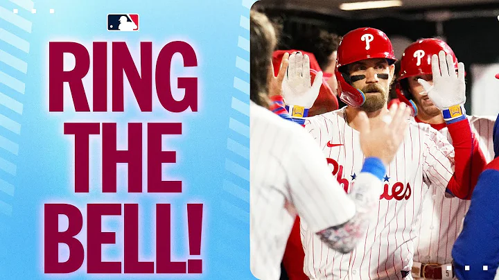 Bryce Harper gets Philly on its feet with this HR! 🔔