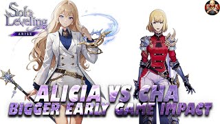 [Solo Leveling: Arise] - Alicia or Cha? Best unit to compliment them & who will impact the game more
