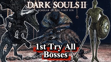 The Lost Bastille All Boss Fights Dark Souls 2 SoTFs 4K 2025
