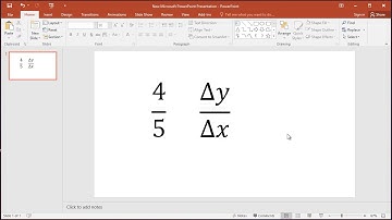 How to Write Fractions in PowerPoint