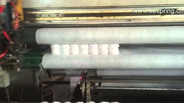 mini pocket spring assembly /glue machine