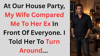 At Our House Party, My Wife Compared Me To Her Ex In Front Of Everyone. I Told Her To Turn Around...