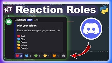 How to Make a Reaction Role Bot in Python (2025) | Episode 7