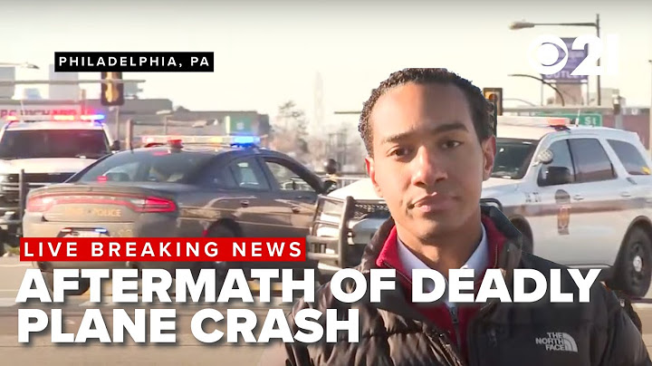 LIVE on the ground after Philadelphia plane crash