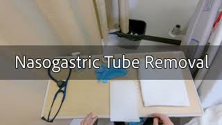 Nasogastric Tube Removal
