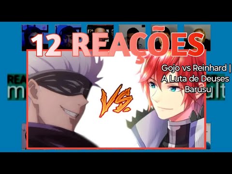 12 REAÇÕES | MULT REACT | Gojo vs Reinhard | A luta de Deuses