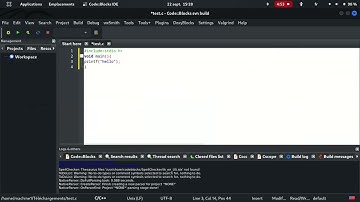 Code::Blocks installation with pre-installed MinGW on Linux (Ubuntu/Kali)